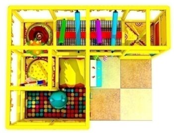 Mini Lemon 13' x 10' Softplay ( Indoor Playground )