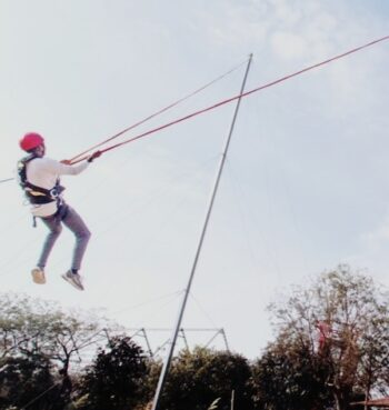 human sling shot