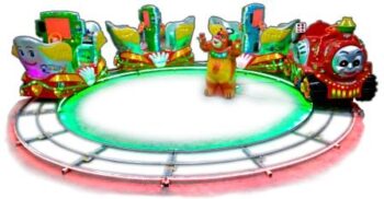 Train on Track Kiddy Ride Train(Imported)