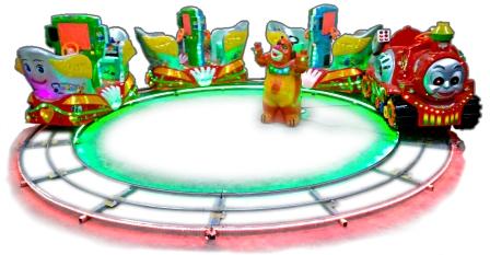 Train on Track Kiddy Ride Train(Imported)