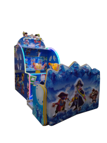 Frozen Sharp Shooter 32" Water Shooting With Seat - High End - Arcade Water Gun Shooting Game
