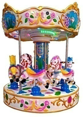 Horse Carousel 6 P Multi Kiddy Ride