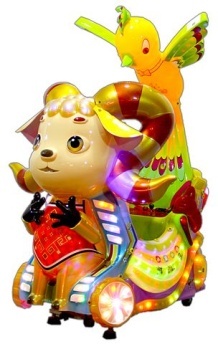 Sheep & Parrot on Wheel Imported Kiddy Ride