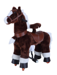 Dark Brown Horse Intelligent Animal - Kids
