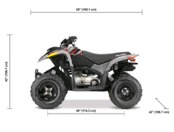 ATV - Sportsman Phoenix 200 Avalanche Gray Model Code:- A23YAP20A4
