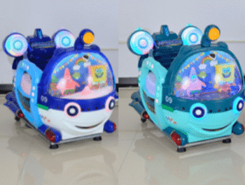 With Snow (Blue & Green) Kiddy Ride