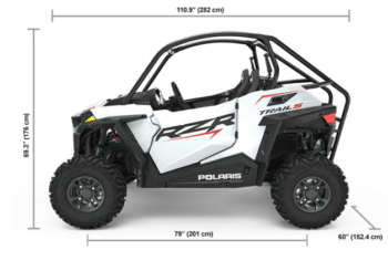 RZR Trail S 900 Sport White Lightning