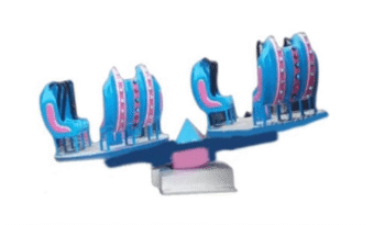 Fiber Chair Break Dance For Amusement Park Capacity 12 Persons