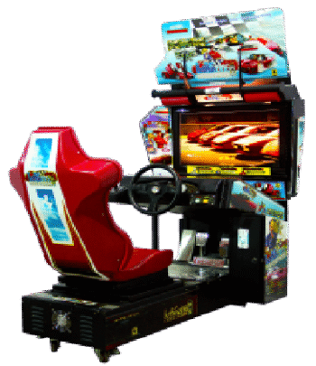Car Racing - OutRunner - 32" - 1PL - Arcade Video Bike Racing Game