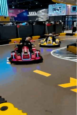 Battery Operated Gocart Racing Bumper Car For Kids