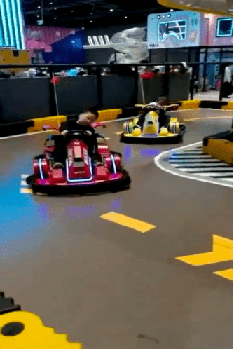 Battery Operated Gocart Racing Bumper Car For Kids