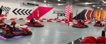 Battery Operated Gocart Racing Bumper Car For Kids