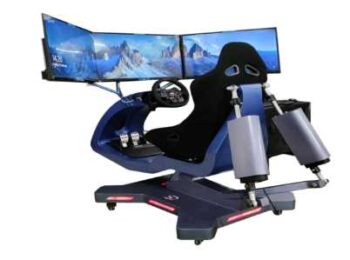 3 Screen Racing Car