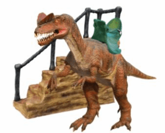 Dilophosaurus Ride Walking Dinosaur Ride