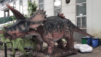 Triceratops Ride Walking Dinosaur Ride