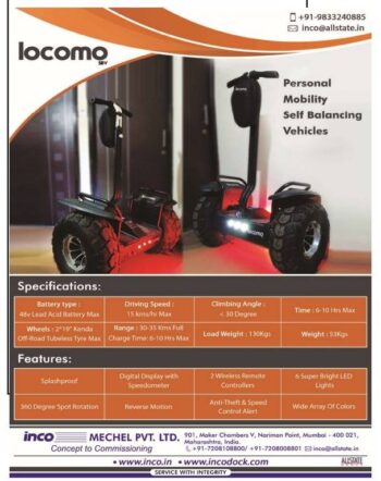 LOCOMO self Balancing vehicle