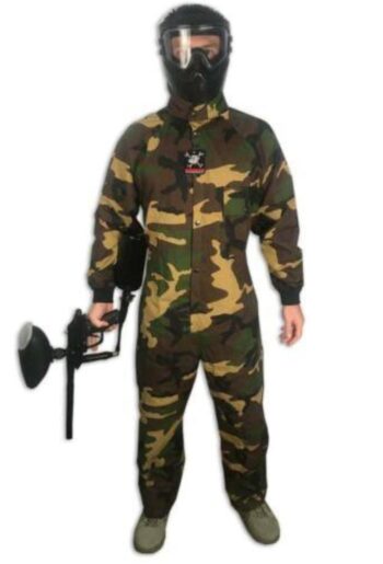 Paintball Accessories : Camo Suit/ Cotton Clothing 2 pcs