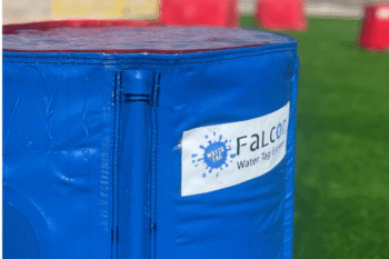 Water tag Collapsible Blue Barrel