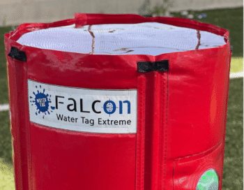 Water Tag Collapsible Red Barrel