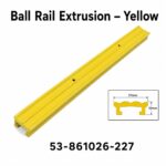Ball Rail Extrusion – Yellow 53-861026-227