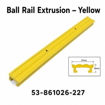 Ball Rail Extrusion - Yellow 53-861026-227