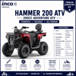 Pentora 200 CC Hammer ATV
