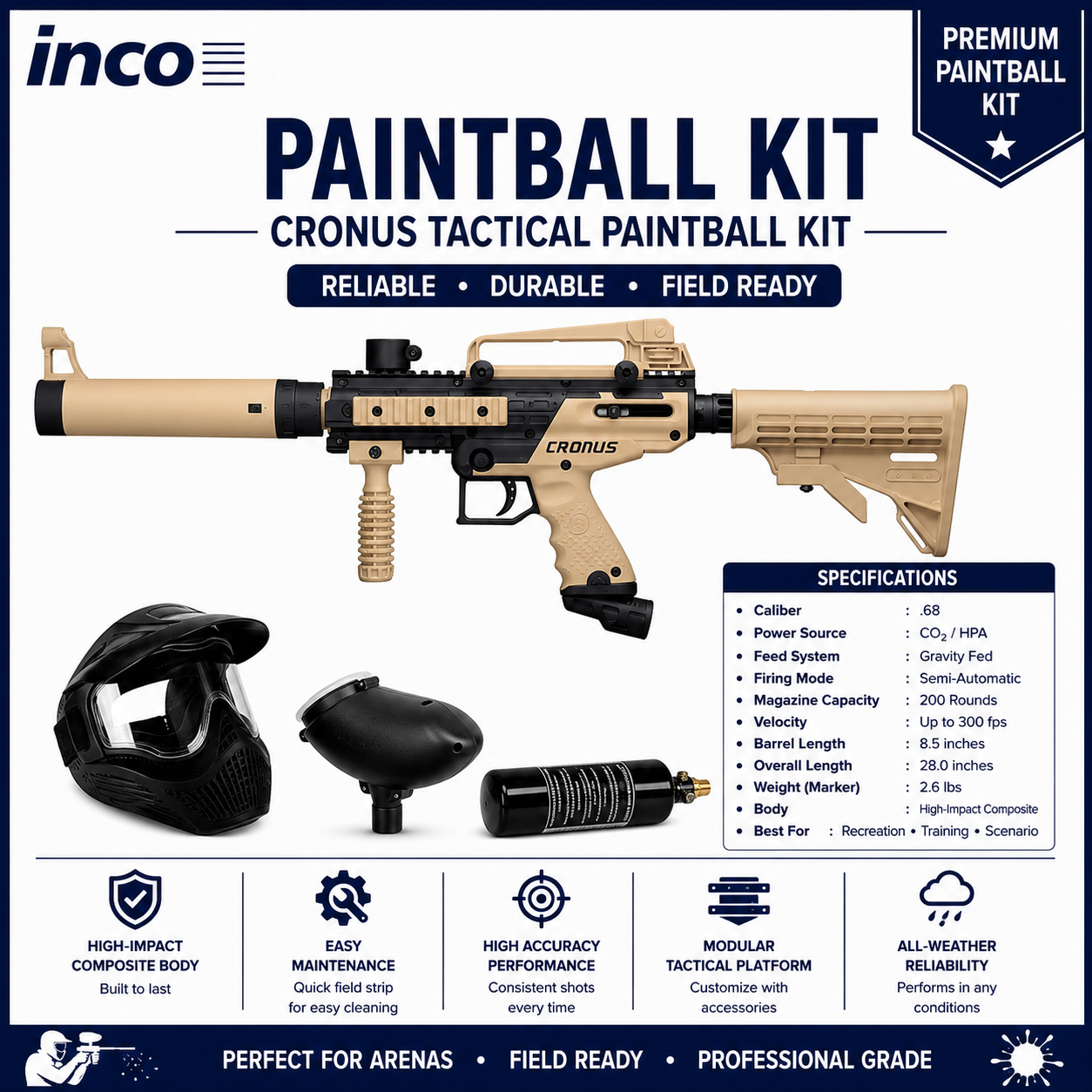 Tippmann Cronus Tactical Tippmann-Cronus-Tactical Beige