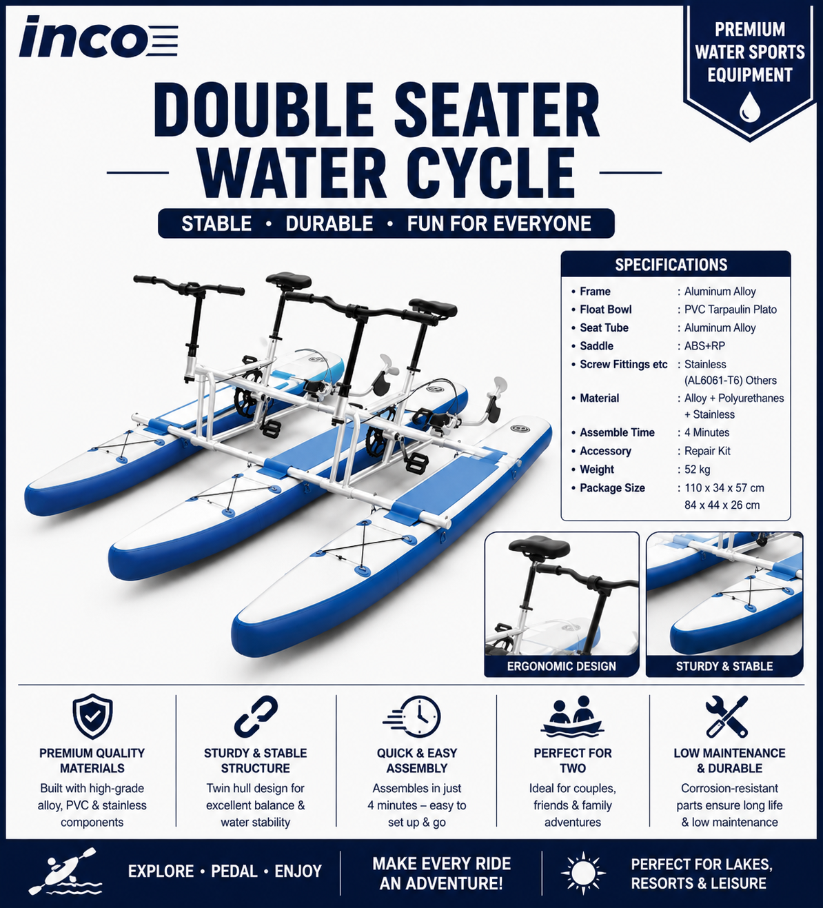 Double Seater Water cycle