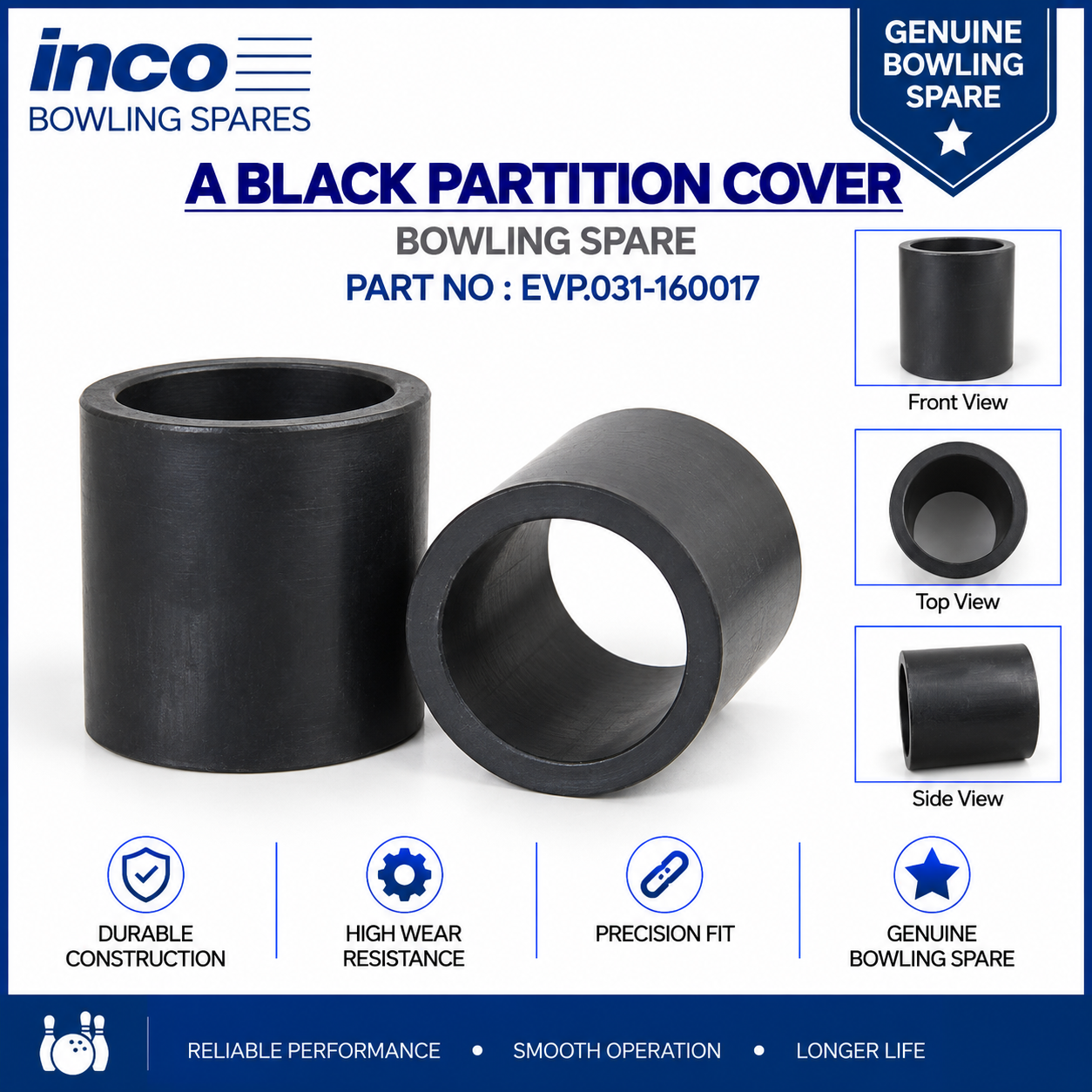 EVP.031-160017 - A Black Partition Cover EVP.031-160017 - A Black Partition Cover