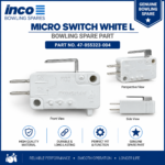Micro Switch White L Part No - 47-055323-004