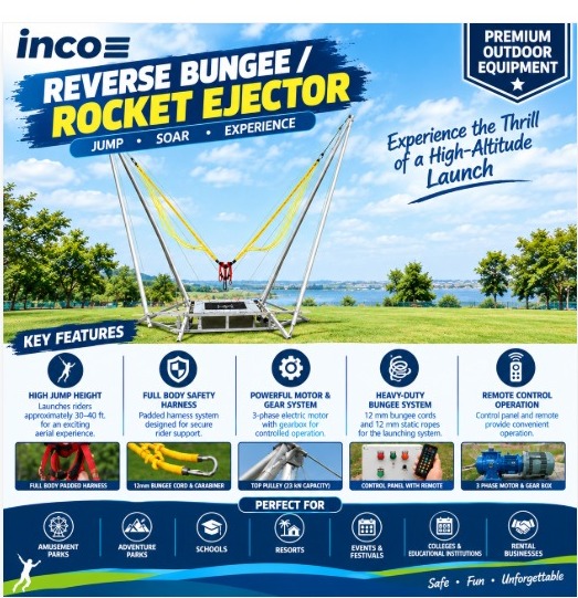 Reverse Bungee Rocket ejector